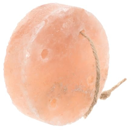Mobestech Kleintier Salzleckstein Mineralischer Salzblock 8x2cm aus Natursalz mit Spurenelementen für Kaninchen Hamster Meerschweinchen Gesundheitsbedarf