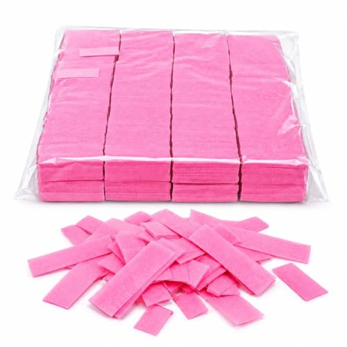 Coriandoli Sfusi Rettangolari in Carta Rosa, 2x5 cm, 1 kg, per Cannone Sparacoriandoli, Eventi, Gender Reveal, Matrimoni, Feste ed Eventi, Coriandoli Gialli