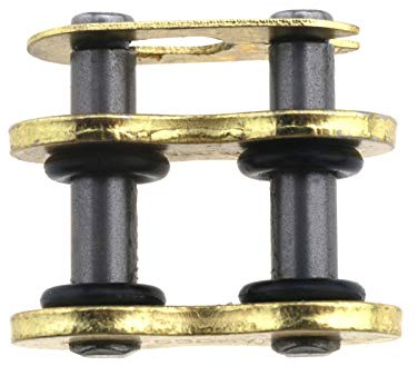 Universal Motorrad Clipschloss Clip Kettenschloss für 530 Ring Teilung verstärkte Kette Verbindungsglied Gold