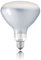 Atlas - Bombilla LED E27 2700 K R125 floss lámpara paréntesis de LED regulable esmerilado satinado, luz cálida 11 W de bajo consumo