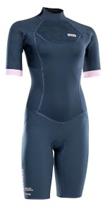 Ion Damen Women's Wetsuit FL Element Shorty S/S 2/2 BZ DL Neoprenanzug Blau 36 - S