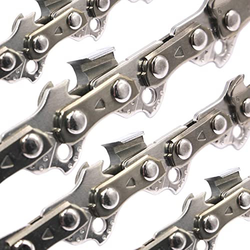 4x Sägekette Kette Vollmeißel Schnittlänge 40cm 3/8 LP 56 TG 1,3 kompatibel mit Dolmar ES173A, ES183A