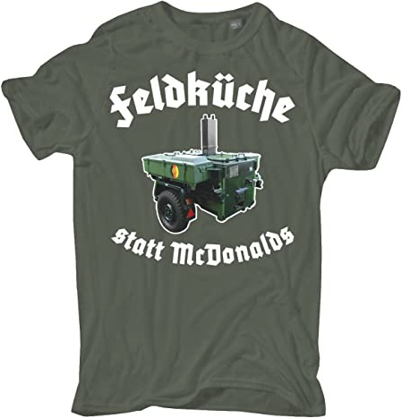 Spaß Kostet Herren Tshirt Feldküche DDR NVA Gulaschkanone Größe S - 5XL