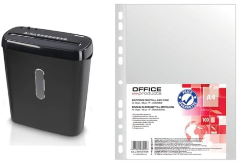 Hama Aktenvernichter Einzug Aktenvernichter professionell Home Office & Office Products Prospekthüllen / 100 Stück/Din A4
