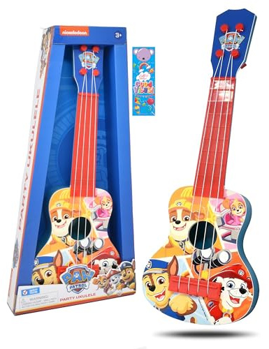 Paw Patrol Giocattolo per bambini Ukulele Chitarra a 4 corde per i più piccoli Party Chitarra Ukulele Play Strumento Musicale Mini Bambini Chitarra Principianti per Bambini