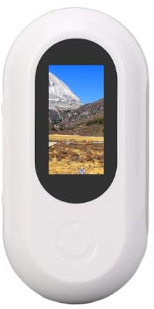 Gugxiom Small Action Camera, Magnetic Mini Body Camera with 1 Inch HD Digital Display, 120 Minute Recording, 512Gb Expandable, Pocket Wearable Camera for Travel, Sports, Vlog