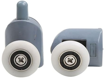 WANGZEYU Roulette Douche 1 Paire de poulies for cabines de Douche, roulettes for Salle de Douche, poulies for Portes coulissantes en Verre Roulette Porte Coulissante Douche(25mm)