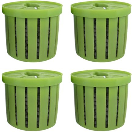 Ahuuen Aquarium Plant Pots - Net Plant Basket for Fish Tank, Aquarium Hydroponics Planting Holder, Water Feature Decoration for Apartment Hotel Rental Restaurant Dormitory Businesses