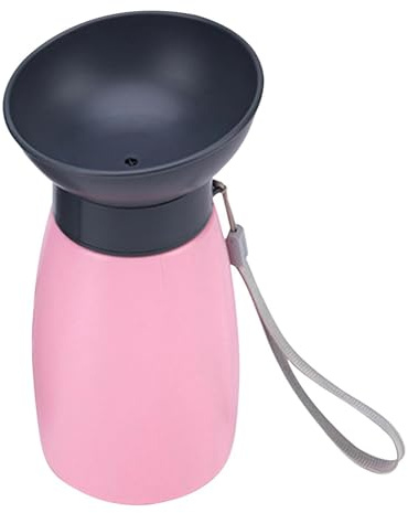 Botella de Agua para Perros - 600ml Mantiene el Agua o Caliente durante Horas Botella de Agua Portátil Multifuncional para Perros en Viaje | Cuenco de Beber a Prueba de Fugas para Camping Senderismo
