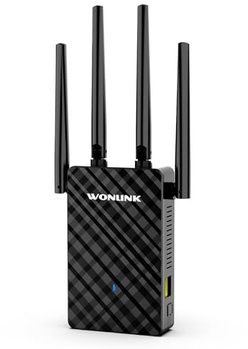 WONLINK Amplificatore WLAN 1200 Mbps Dual Band WLAN Ripetitore