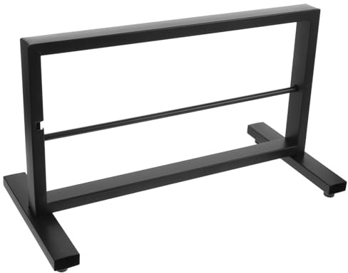 MOTHNUR Schwarzer Aufbewahrung Geschenkbänder Organizer aus Eisen Platzsparender Bandspender und Lagerung von Vinylrollen Verschleißfestes Leichtes Design für Geschenkverpackungen