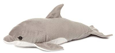WWF - Peluche Dauphin - Peluche Réaliste avec de Nombreux Détails Ressemblants - Douce et Souple - Normes CE - 39 cm