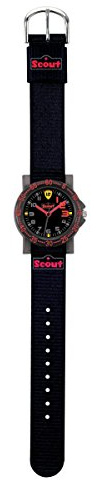 Scout Jungen-Armbanduhr Analog Quarz Textil 280375007