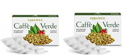 ERBAMEA - CAFFE'VERDE - 2 CONF DA 24 CAPSULE - sostegno metabolico