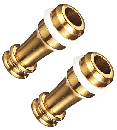 Brass Blind Cord Pull Handel 38 mm (1.1/2 inch), Heavy Roman Blind Pull With Rubber Ring for Bathroom Classic Light Pull & Fan Switch Solid Brass Pack of 2.
