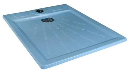 Suinga Piatto Doccia Rettangolare Classic con Ancoraggio Ø43, Dimensioni 100 x 80 cm.