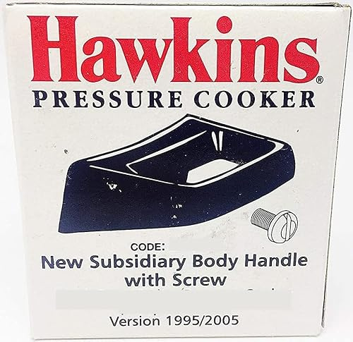 Hawkins New Subsidiary Body Handle w/Screw, 5L/6.5 Liter, Black