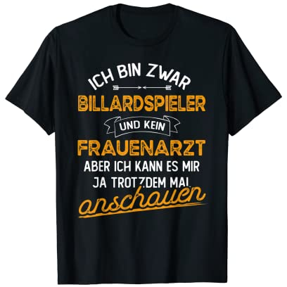 Snooker Pool Billard T-Shirt