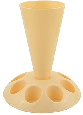 1Pc Plastic Pastry Bag Holder Stand Piping Bags Stand Rack Pastry Bag Support Stand Piping Bag Filling Stand with 8 Slots Cake Piping Nozzles Holder Baking Accessories for Easy Refilling or Storage