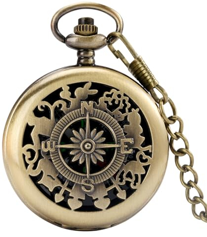 Doukesh Vintage Kompass mit Fluoreszierendem Bildschirm - Portables Outdoor-Navigation für Reisen, Camping, Wandern