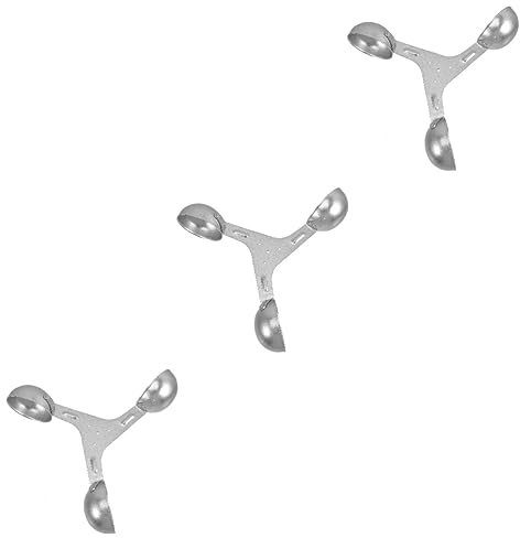 BESPORTBLE 3st Ersatz-anemometer Windmesser Werkzeug Ersatzsensor Aluminiumlegierung Haupt Base