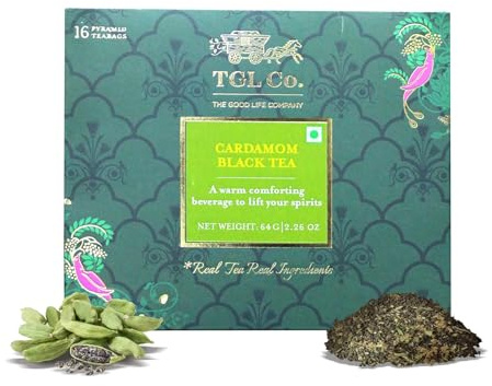 The Good Life Company Cardamom Tea Box 16 Tea Bag