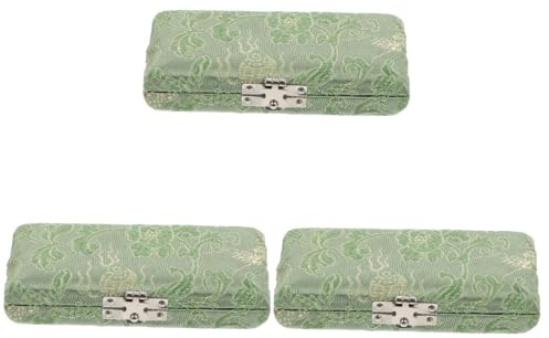 ibasenice 3stücke Oboe Reed Box Mit Seide Oboenrohre Aufbewahrungsbox Für Musikliebhaber Schützende Und Praktische Oboe Reed Holder Mit Belüftungslöchern