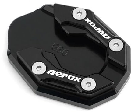 WOODEY Motorradzubehör Seitenständer Vergrößerung Ständer Vergrößern Platte Pad Für Y&amaha Aerox155 Aerox Nvx 155 Nvx155 Ständer