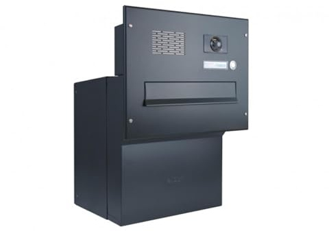 Kamera Durchwurf Briefkasten in RAL 7016 - T: 27-40,5 cm - F-042