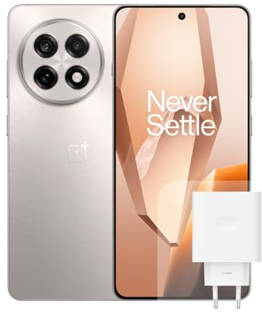 OnePlus 13R 5G Smartphone 12 GB RAM 256 GB Speicher, Snapdragon 8 Gen 3, 6,78 120 Hz Display, 50 MP Dualkamera + OIS, 6000 mAh Akku, mit 80W Ladegerät, Astral Trail