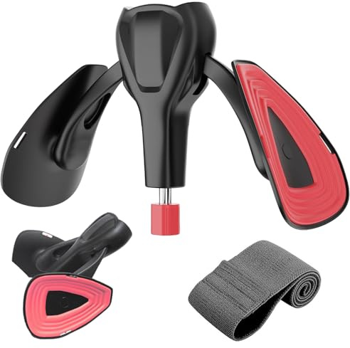 Allenatore per Muscoli del Pavimento Pelvico, Attrezzo Per Glutei Multifunzionale, Hip Trainer, Allenatore per cosce, Allenatore per cosce, Tre regolazioni di intensità e smart chip (Nero)