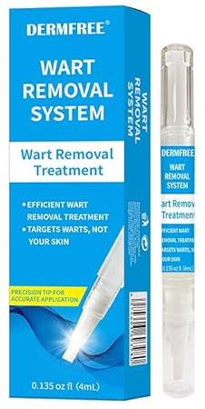 Wart Removal Pen for Warts, Corns, Spots, Moles and calluses, wart Removal Pen for face, Body and Hands Skin tag Removal kit 20ml
