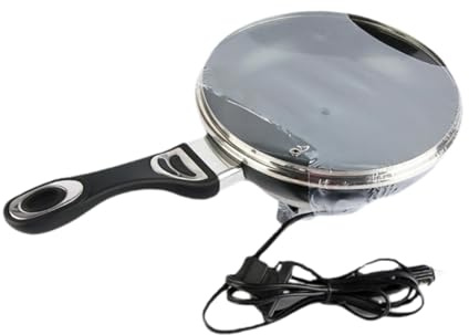 Sartén eléctrica multiusos para coche, picnic, viajes, 12 V, 150 W, 17 x 21 x 10 cm