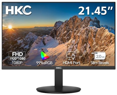 HKC V2218M 22 inch Home Office Monitor 1920 x 1080 120 Hz VA HDMI/VGA Low Blue Light VESA Black