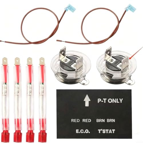 Kit termostato di ricambio per scaldabagno RV e termostato ECO 91447 e 93866 per scaldabagni elettrici a gas Atwood adatti per modelli G6A 3E attraverso GCH10A 2E