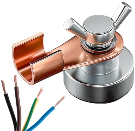 Welding Ground Magnet Portable Adjustable Electrode Holders Connection | Strong Welding Magnets Ground Clamp Copper Electrode Holders Cutting Weld Accessories for Electrician Spotter Welder Men
