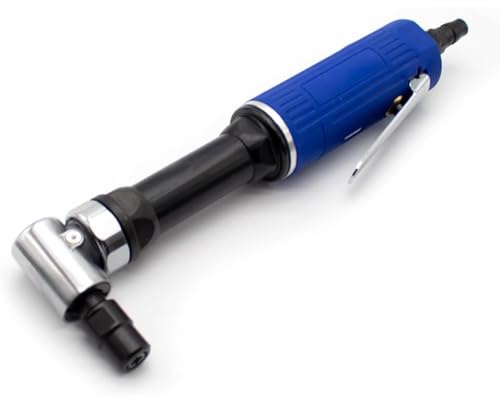 Pneumatic Die Grinder, 90 Degree Angle Tool, 18000RPM for Metal Deburring, Polishing, and Grinding