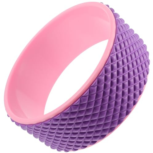 Toddmomy Ruota Yoga in Plastica per Allenamento Professionale e Personale, Durevole e Rigida, per Migliorare Posture Yoga e Pilates a Casa in Palestra