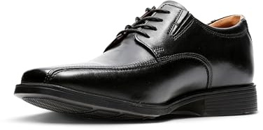 Clarks Men's Tilden Walk Oxford, Black Black Leather, 7.5 UK