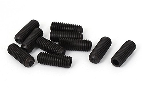 sourcingmap® 10Stk. 12,9 Klasse 3/8-16x1 Gewinde Innensechskant Tasse-Spitze Gewindestift de