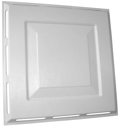 KLEARSTAND 4-Way Ceiling Air Vent Deflector 24 x 24, Easy to Install Air Diverter, No Tools Required, Durable, Premium, and Smooth Finish, Made in USA