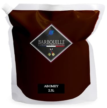 Peinture marron Chocolat Acrylique Abomey - Effet Mat-Poudré - Peinture Mur & Plafond - Lessivable - Séchage En 30 min - COV A+ - Fabriquée En France - 2,5 L - BARBOUILLE