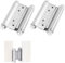 Roberee 3 Pouces Double Charnière, 2 Pcs Robuste Charnière Porte en Acier Inoxydable Charnière Ressort Double Action pour Salon Bar Comptoir Café Cuisine Bain Salle Toilettes Chambre Coucher Porte