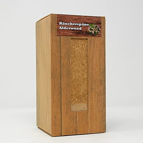 Landree Räucherspäne, Erle - 1,5L-Box, feine Körnung, Qualitätsgeprüft direkt vom Hersteller aus Schleswig-Holstein