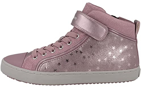 Geox Mädchen J Kalispera Girl I Sneakers, Dk Pink, 34 EU