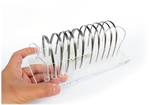 J&J Ortho - Caja organizadora para soporte de alambre de ortodoncia (estante de alambre - A (ranuras de 12 tamaño))