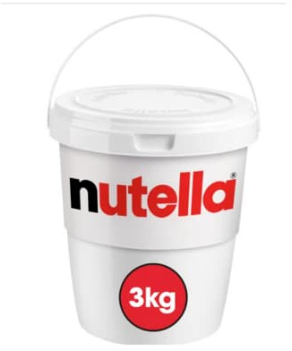 Lot de 2 boîtes de pâte à tartiner noisettes et chocolat 3 kg