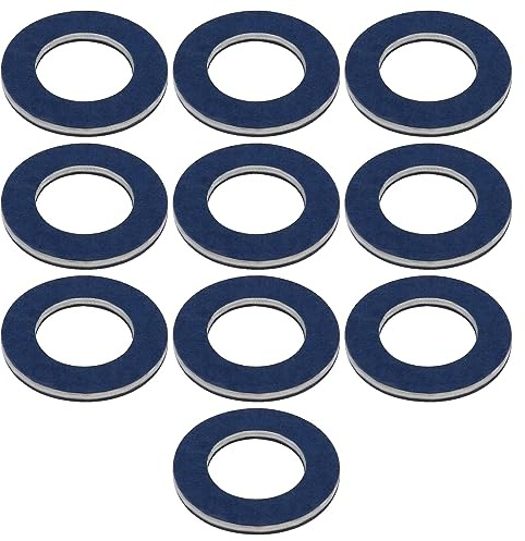 Be In Your Mind 10 Stück Auto Ölablassschrauben Dichtungen 90430–12031 Aluminium Ölzerkleinerungsscheibe Dichtungsring Ölwannenscheiben 12mm Innendurchmesser 21mm Außendurchmesser 1,8mm Dicke