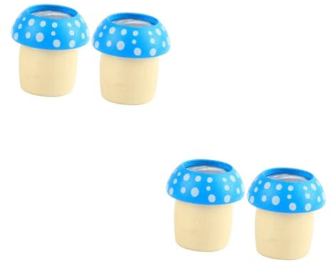 SAFIGLE 4stücke -Mushroom Kaleidoskope Polierte Pädagogische Spielzeuge Für Lernspielzeug Kreativität Und Wissenschaftliches Experimentierspielzeug Blau