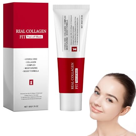 MINGRUO Mascarilla Peel Off, Mascarilla De Noche Con Colágeno, Collagen Night Wrapping Mask, Collagen Peel off Mask, mascarilla durante la noche Ilumina el Tono de la Piel